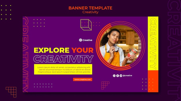 Creative and Imaginative Banner Design Template – Download Free Stock Photo