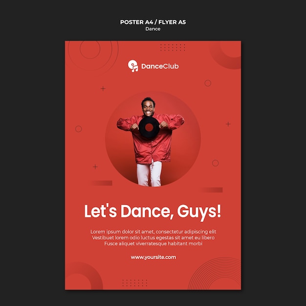 Dance Concept Poster Design – Free Download