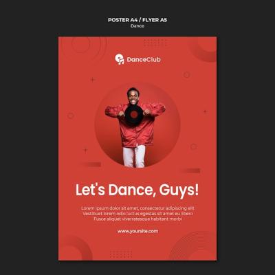 Dance Concept Poster Design – Free Download