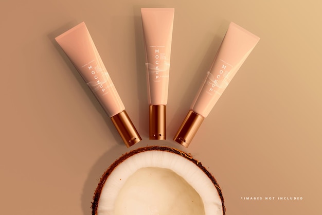 Cosmetic Cream Tube Mockup – Free Download