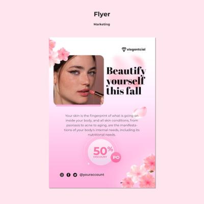 Vertical Flyer Template for Business Marketing – Free Download