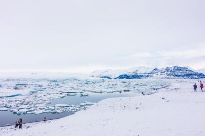 Icebergs in Glacier Lagoon, Iceland – Free Stock Photo for Download