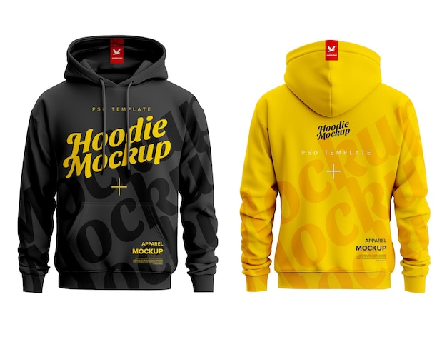 Trendy Hoodie Design with High-Quality 3D Mockup – Free Download