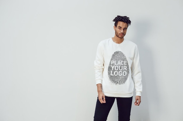 Men Sweatshirt Mockup – Free Download for Stunning Designs