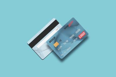 Mockup of Debit Card, Smart Card, and Plastic Card – Front and Back Side for Free Download