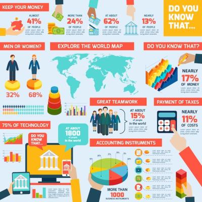 Accounting Infographics Set – Free Download