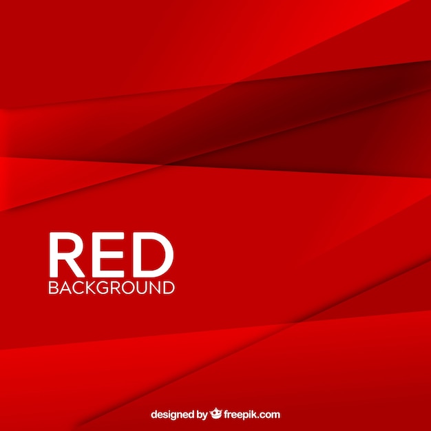 Abstract Red Geometric Background – Free Download