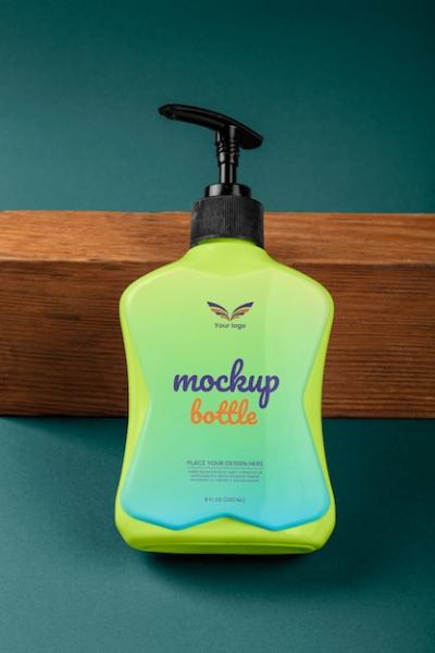 Dispenser Bottle Mockup Design – Free Download