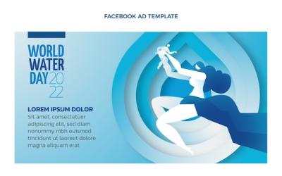 Gradient World Water Day Social Media Promo Template – Free Download