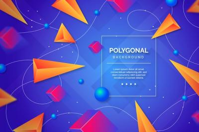 Realistic Polygonal Background – Free Download, Free Stock Photo