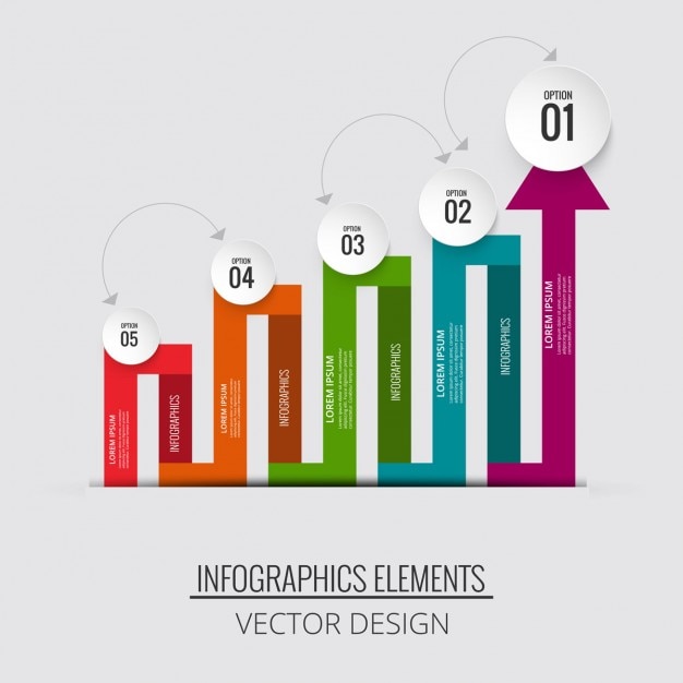 Infographics with an Arrow – Download Free Stock Photo