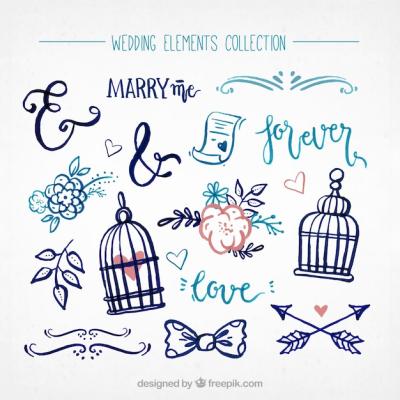 Decorative Wedding Items Collection – Free Stock Photos for Download