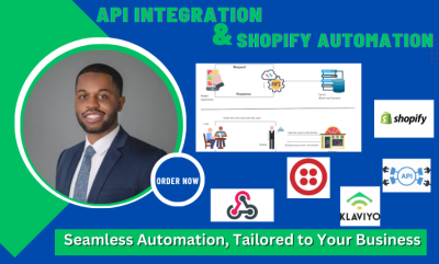 I Will Integrate APIs, Shopify, Webhooks, and Twilio for Seamless Automation