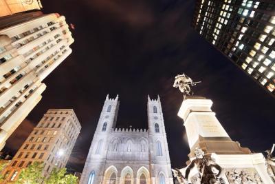 Old Montreal at Night – Free Stock Photo for Download