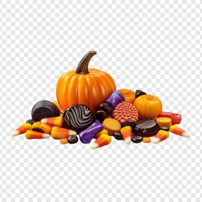 Tasty Halloween Candy PNG Isolated on Transparent Background – Free Download