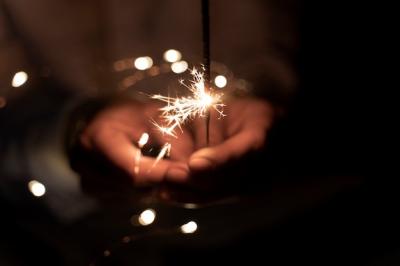 Hands Holding Sparkles – Free Stock Photo for Download