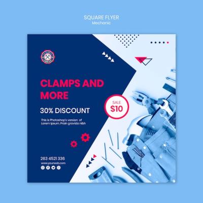 Mechanic Theme Flyer Template for Your Automotive Business – Free Download