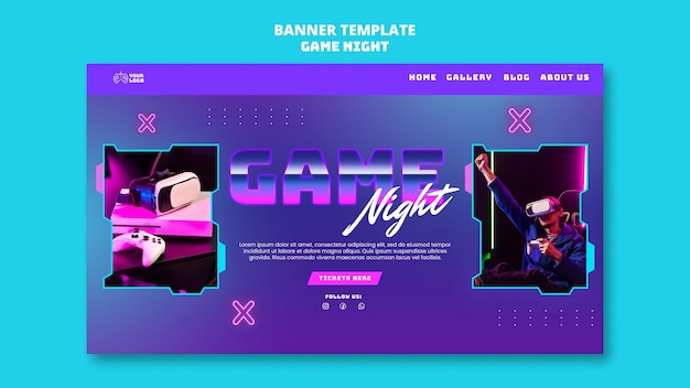 Game Night Template Design – Free Download