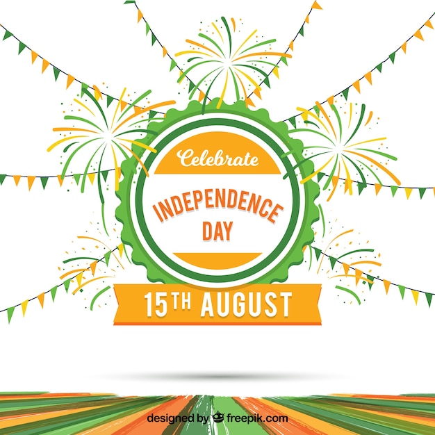 Celebration Background of India Independence Day – Free Stock Photo, Download for Free