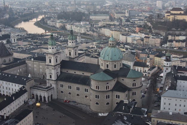 Hohensalzburg Fortress Surrounded by Salzburgâs Architecture – Free Download