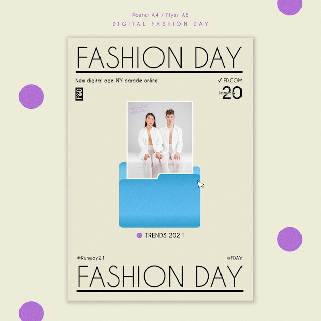 Fashion Day Flyer Template – Free Download