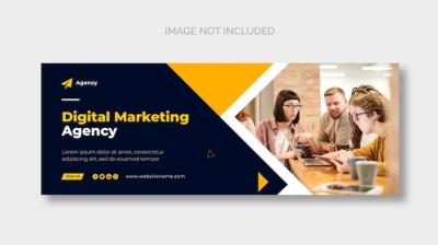 Digital Marketing Facebook Cover Page Template – Free Download