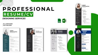 I Will Craft a Professional CV and Resume Tailored Just for You