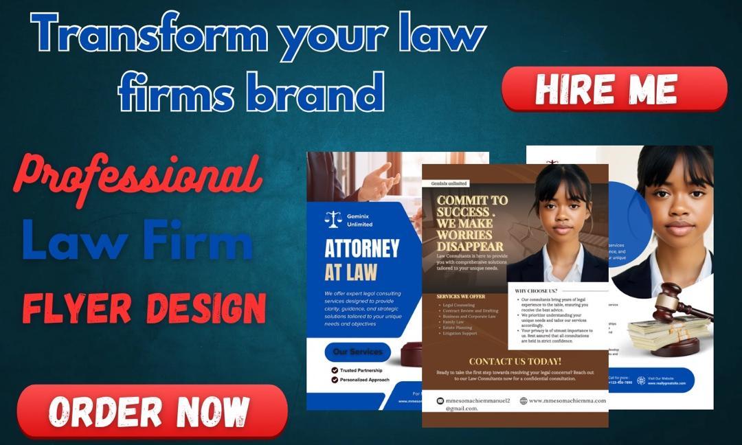 i will do a professional law firm logo for your brand and businesses