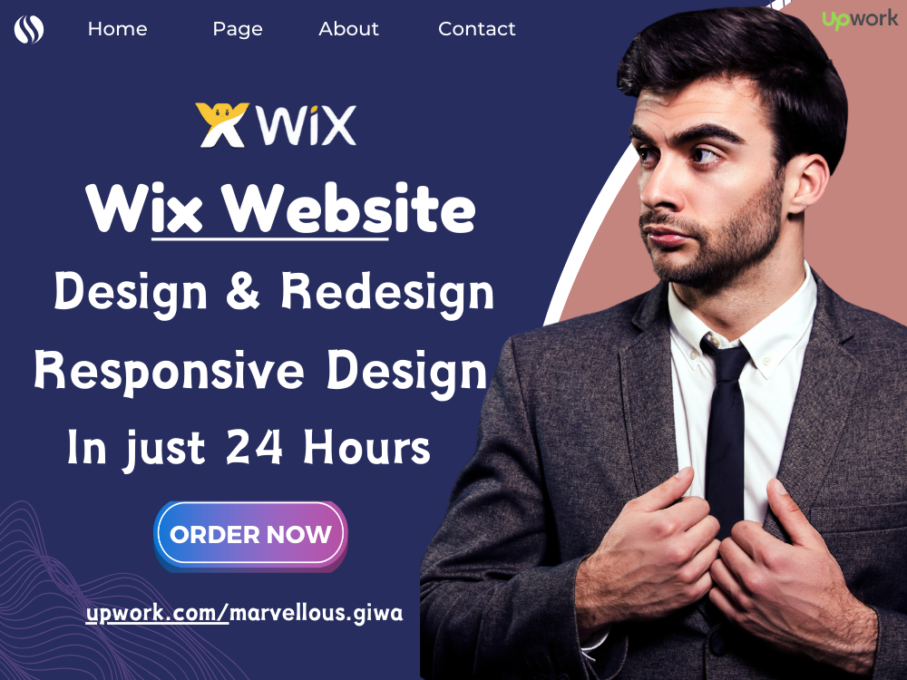 I will design, develop or redesign wix website, wix developer