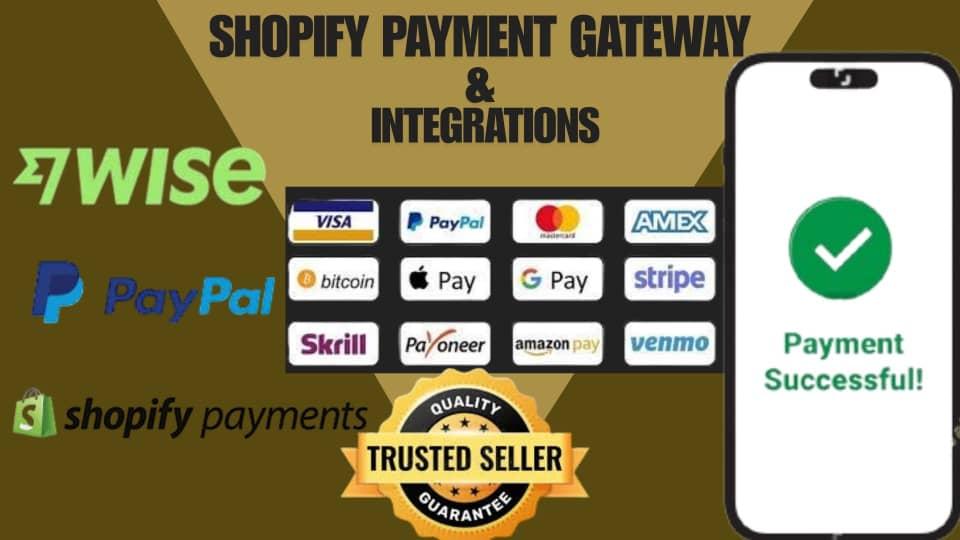 I will set up and integrate shopify payment gateway wise paypal klarna