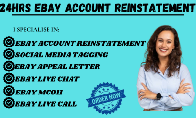 I Will Provide eBay Account Reinstatement Appeal Letter Solution for MC011