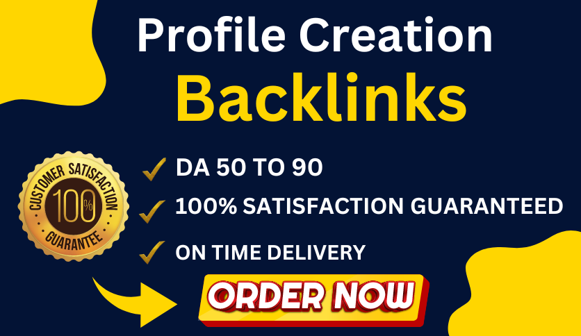 build white hat SEO profile backlinks for google ranking