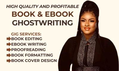 I will be your 30k self help ebook writer KDP ebook ghostwriter nonfiction ghostwriter