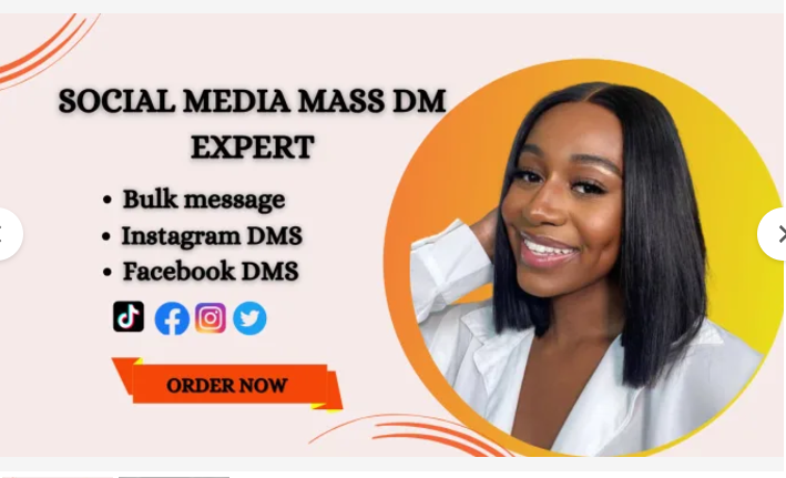 I will do instagram dm, mass dm, influencer outreach, direct message, facebook mass dms