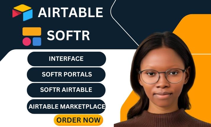 I will design professional softr interfaces with airtable integration