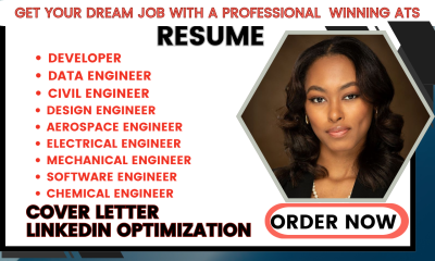 I will write resume and CV for engineering job roles