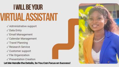 I will be your professional virtual assistant for 1 week