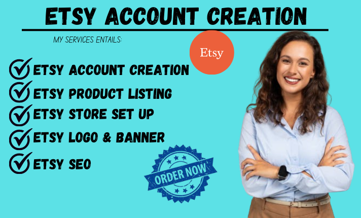 I Will Create Your Etsy Account, Set Up Your Store, and List Your Products