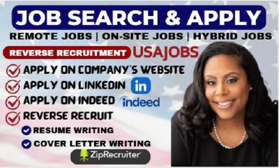 I Will Job Search and Apply, USAJOBS, Reverse Recruiter on Your Behalf