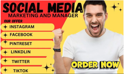 I Will Be Your Social Media Marketing Manager & Content Creator for Organic Growth