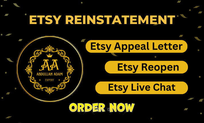 I will do etsy appeal letter for etsy reinstatement to reopen etsy suspension