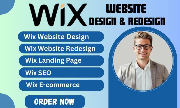 I will design wix website design wix website redesign wix landing page wix event wix