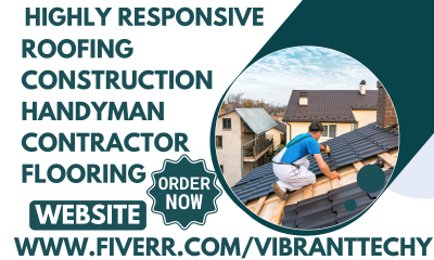 design roofing construction handyman contractor fencing flooring solar website