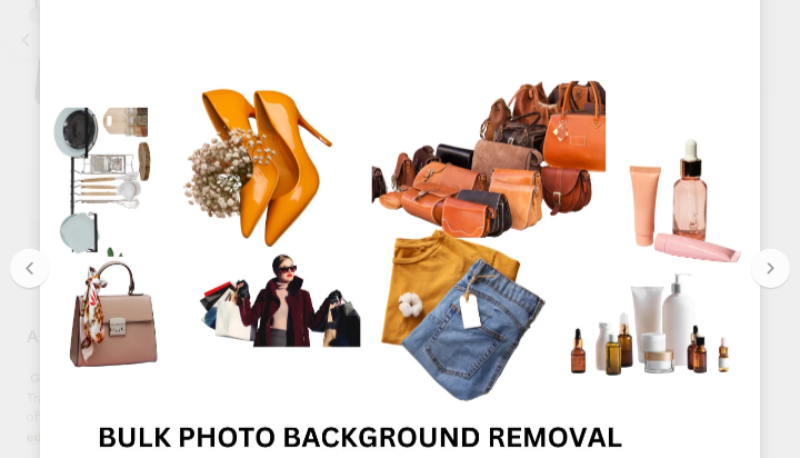 I will do bulk photo background removal, crop, resize image and product image editing