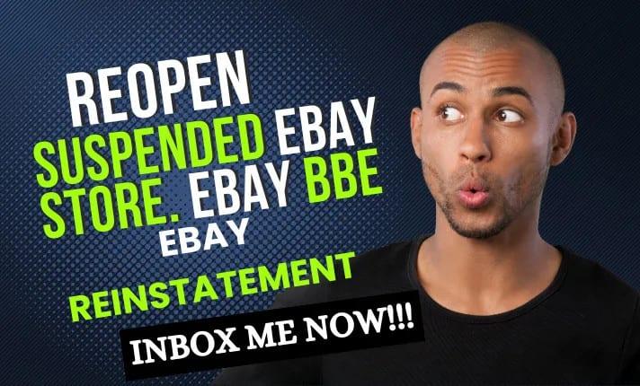 I will ebay reinstatement with appeal letter reopen mc011 mc999 ebay suspension