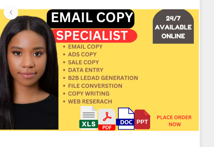 I will copywrite high converting email copy ads copy sale copy for fb, landing page