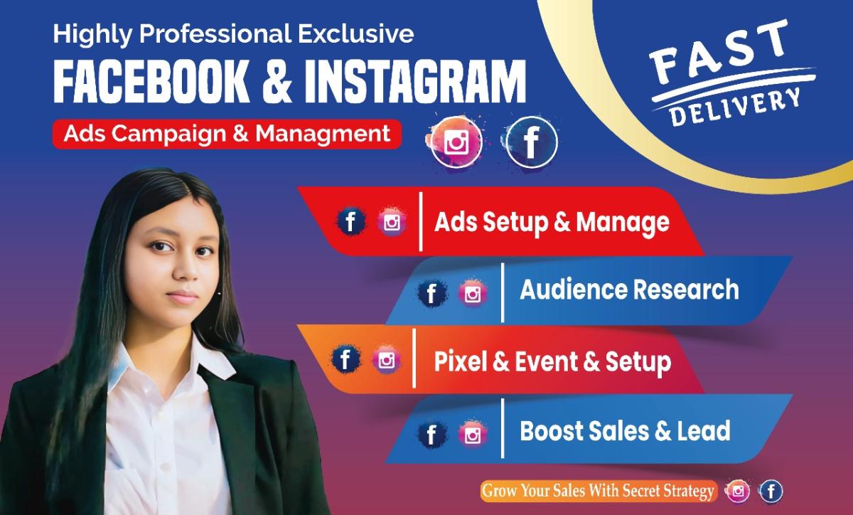 I will expert facebook and instagram ads campaign and management