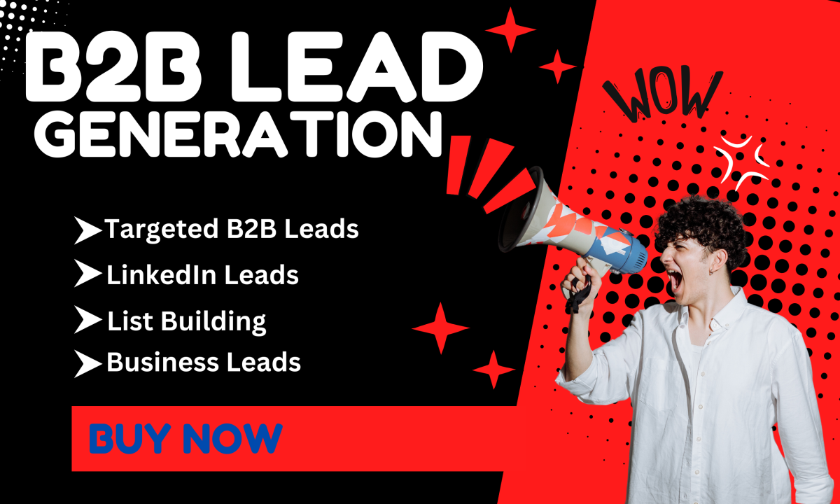 b2b lead generation, linkedin prospecting, and email list building