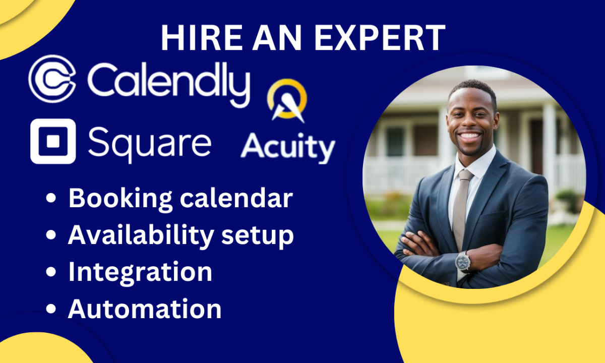 I will do calendly acuity scheduling vagaro square online appointment booking set up