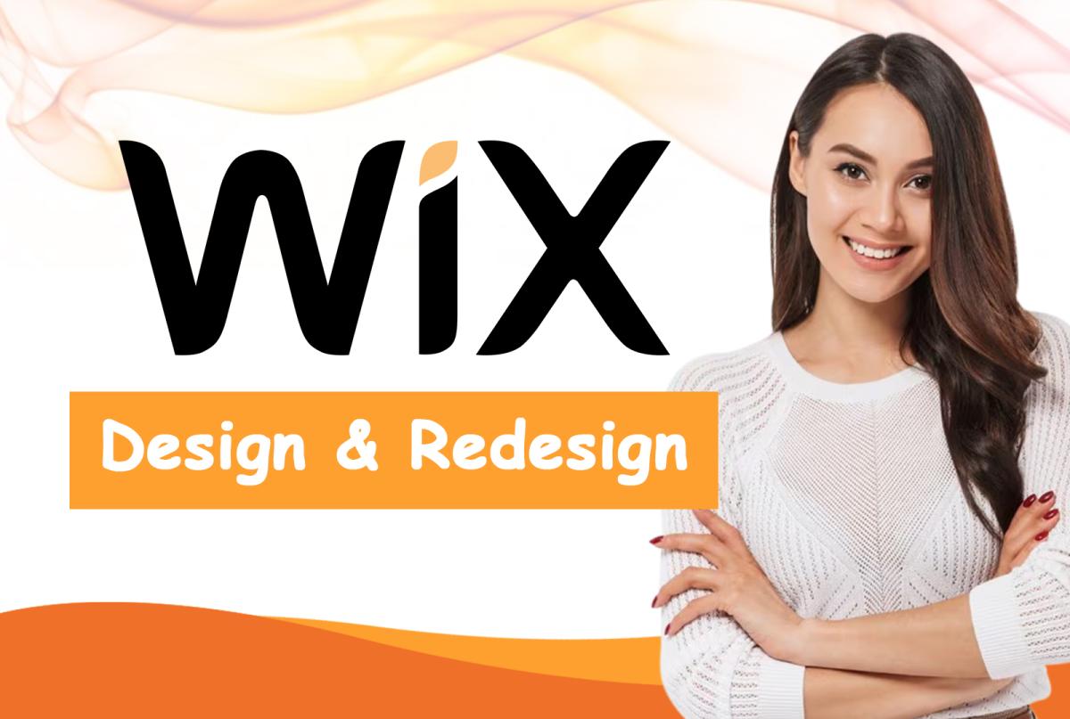 I will do wix website design and redesign wix website, wix business website